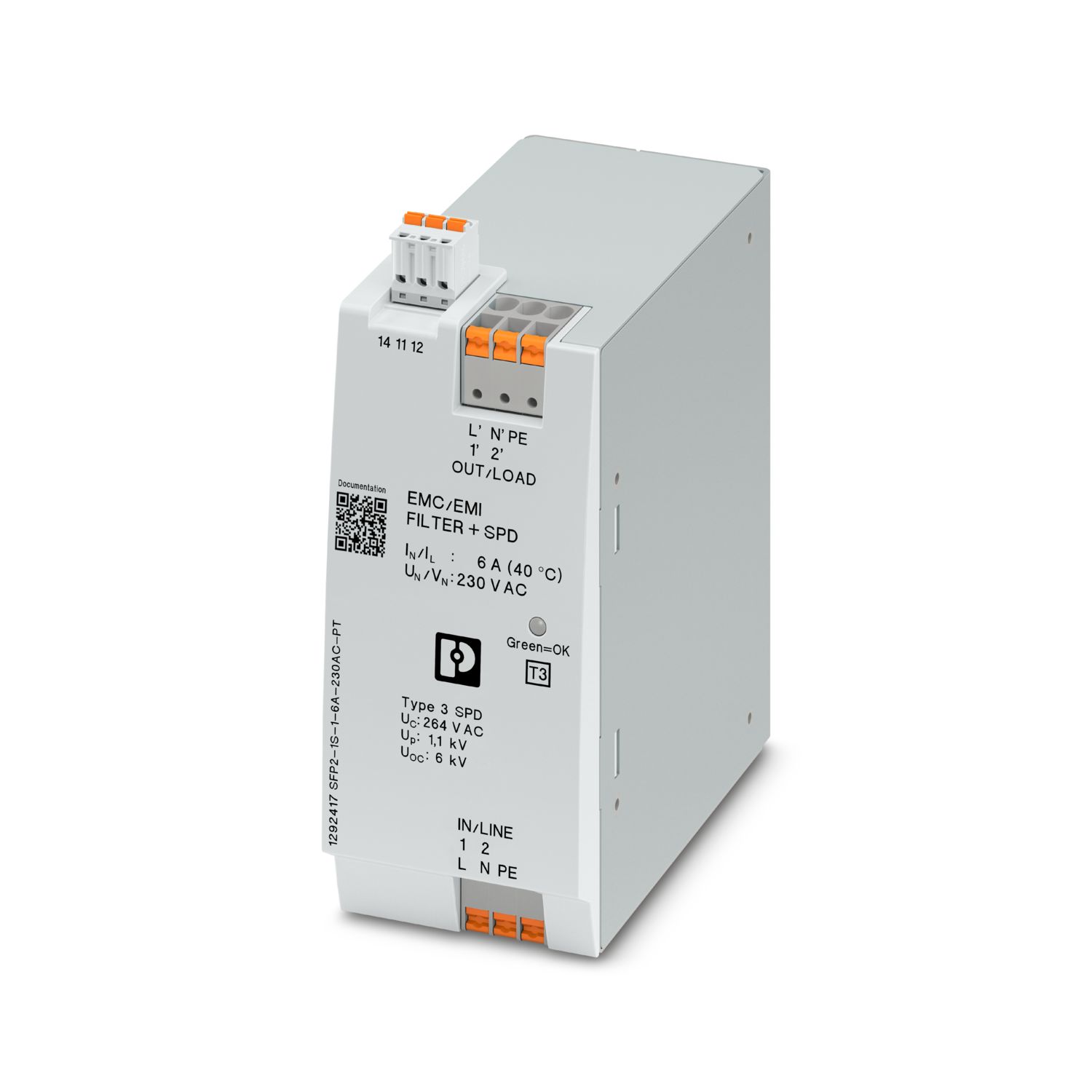 SFP2-1S-1-6A-230AC-PT