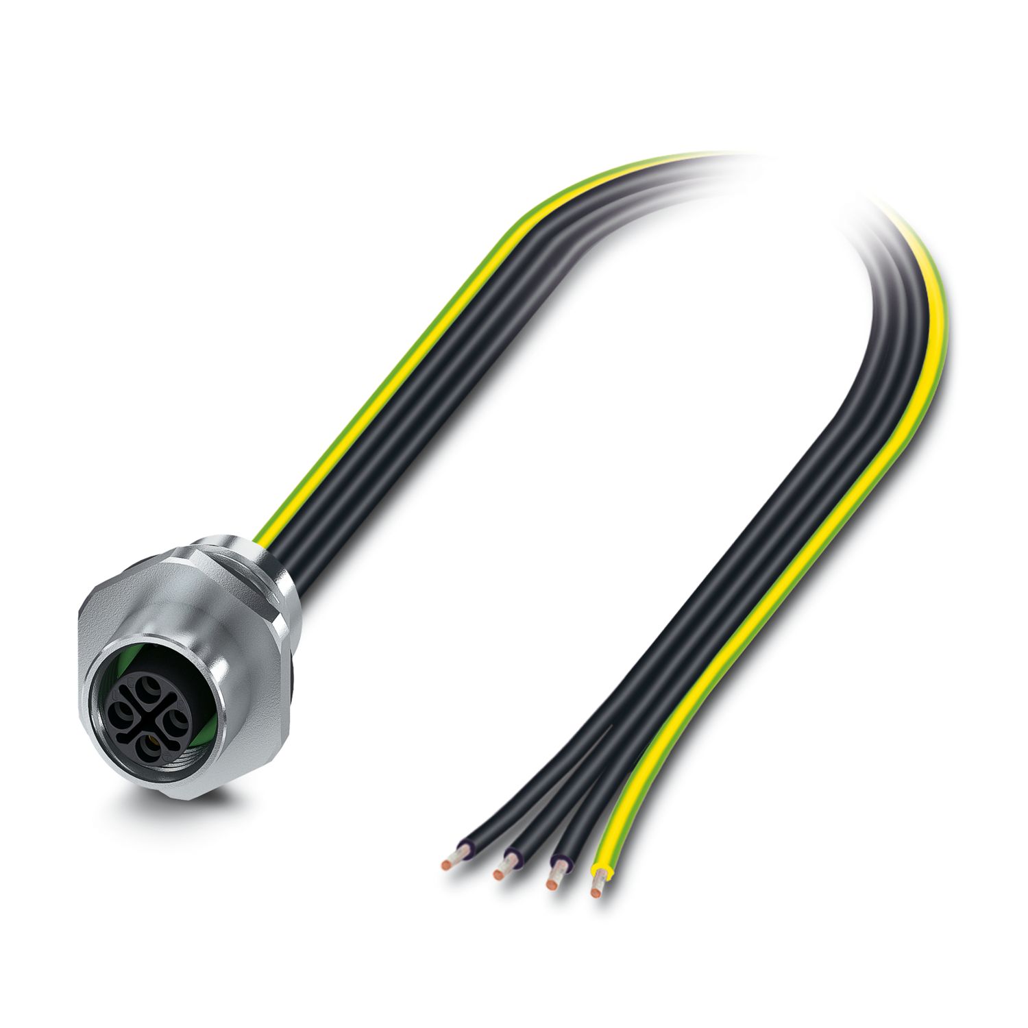 SACC-E-M12FSS-4P-M16XL/0,5 PE