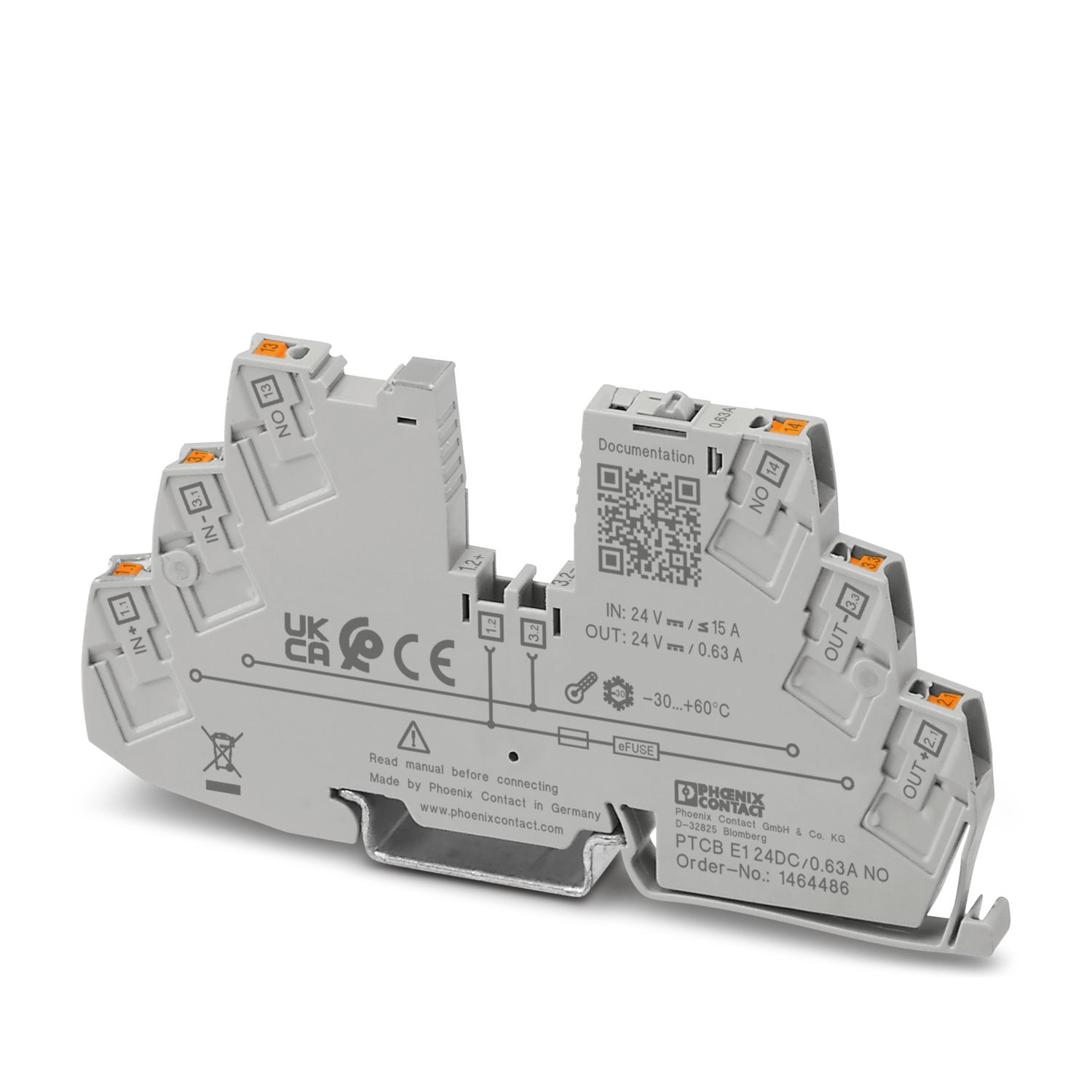 PTCB E1 24DC/0.63A NO
