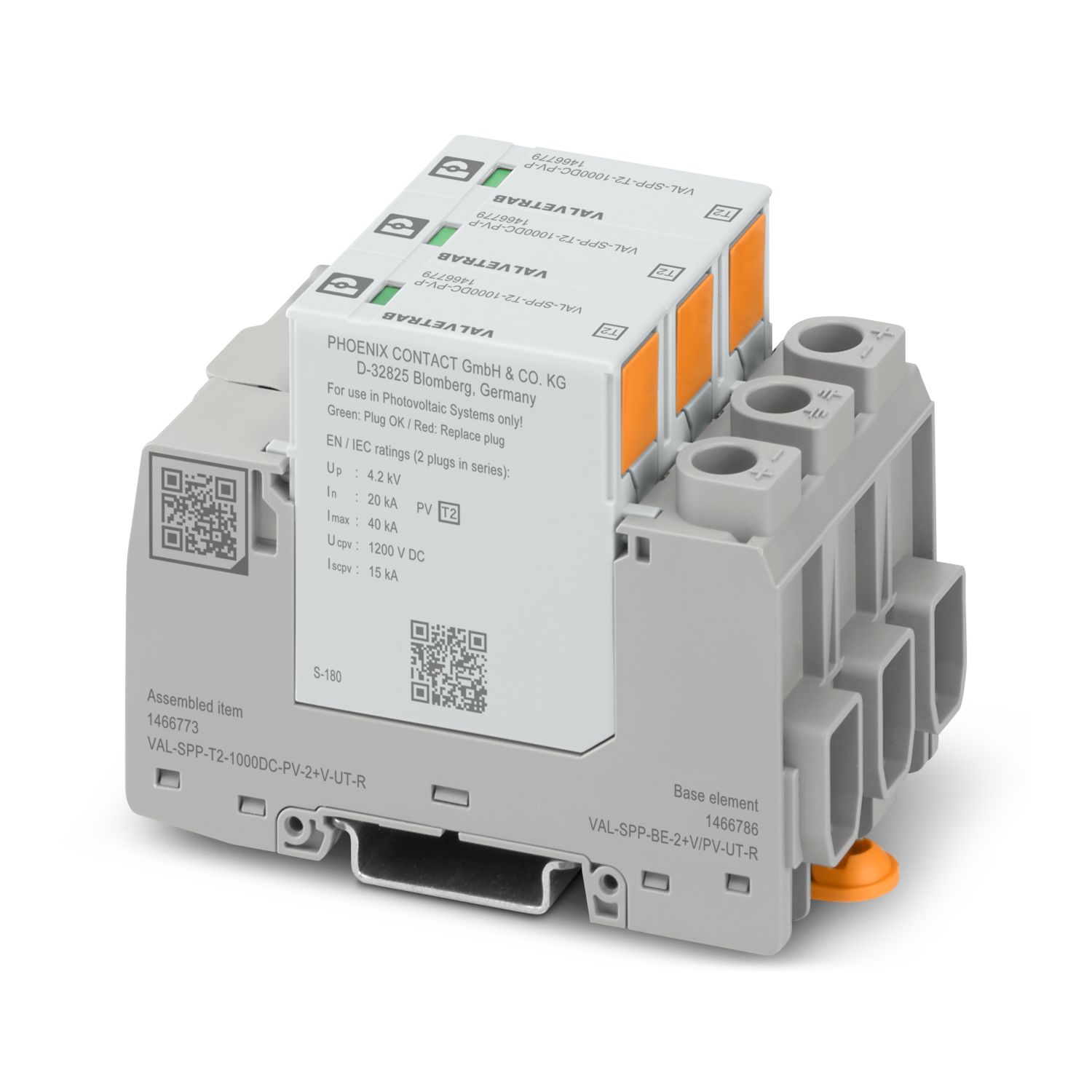 VAL-SPP-T2-1000DC-PV-2+V-UT-R