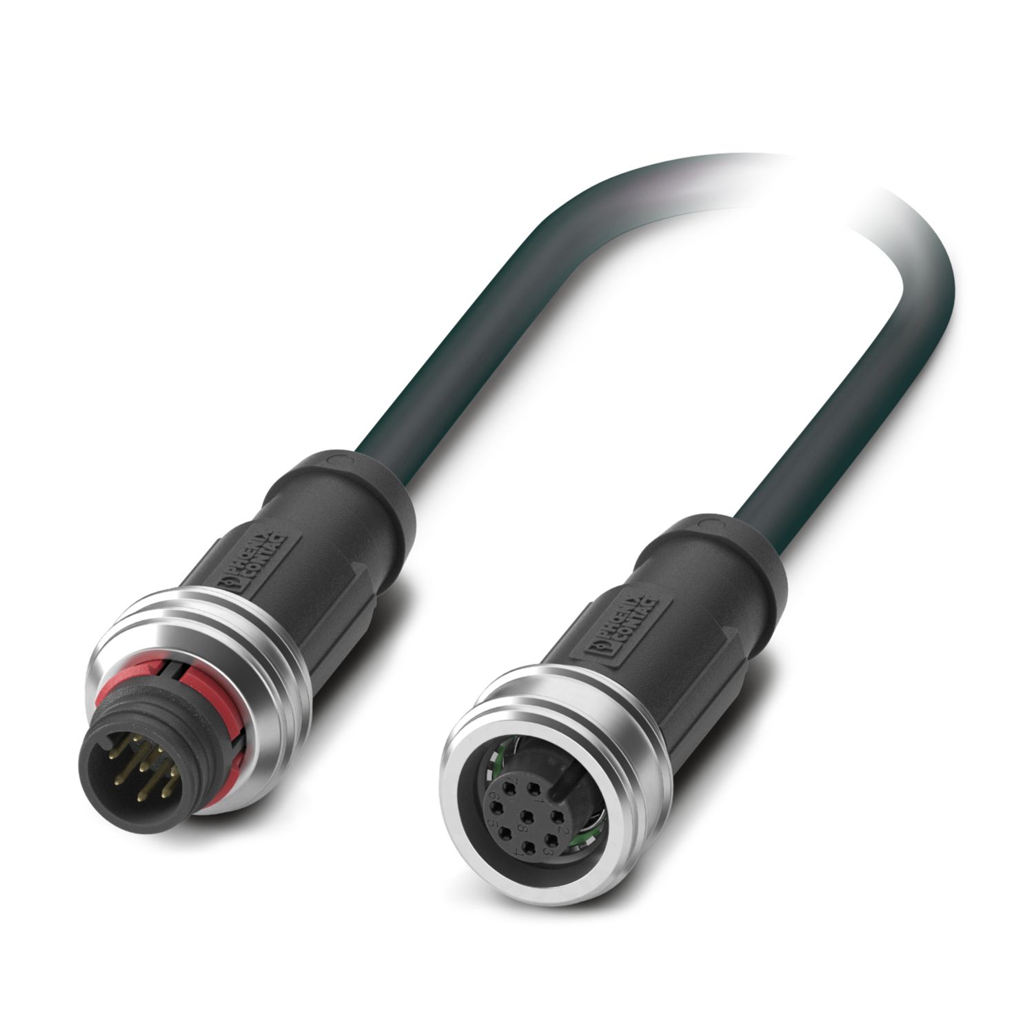SAC-8P-P12MS/ 0,3-PUR/P12FS