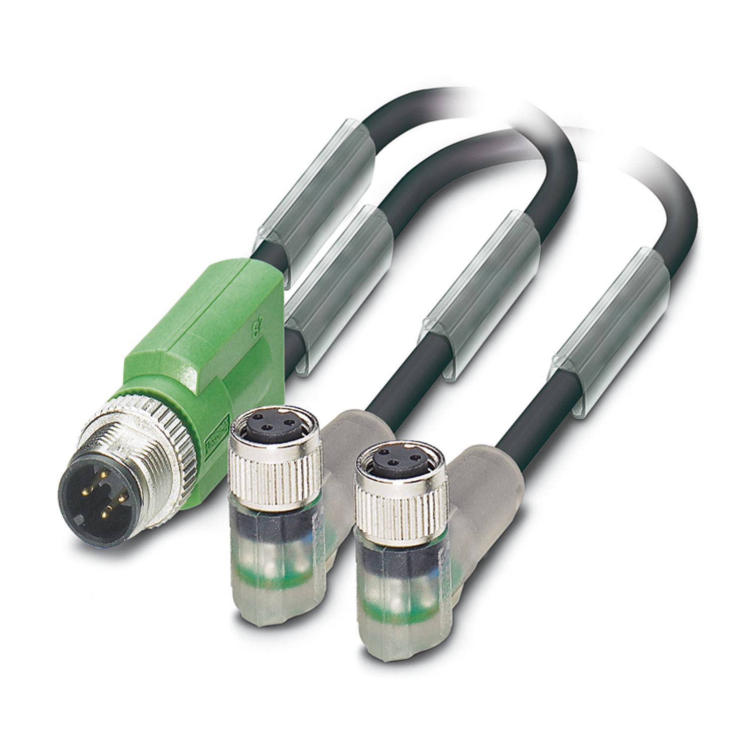 SAC-3P-M12Y/2X3,0-PUR/M 8FR-2L