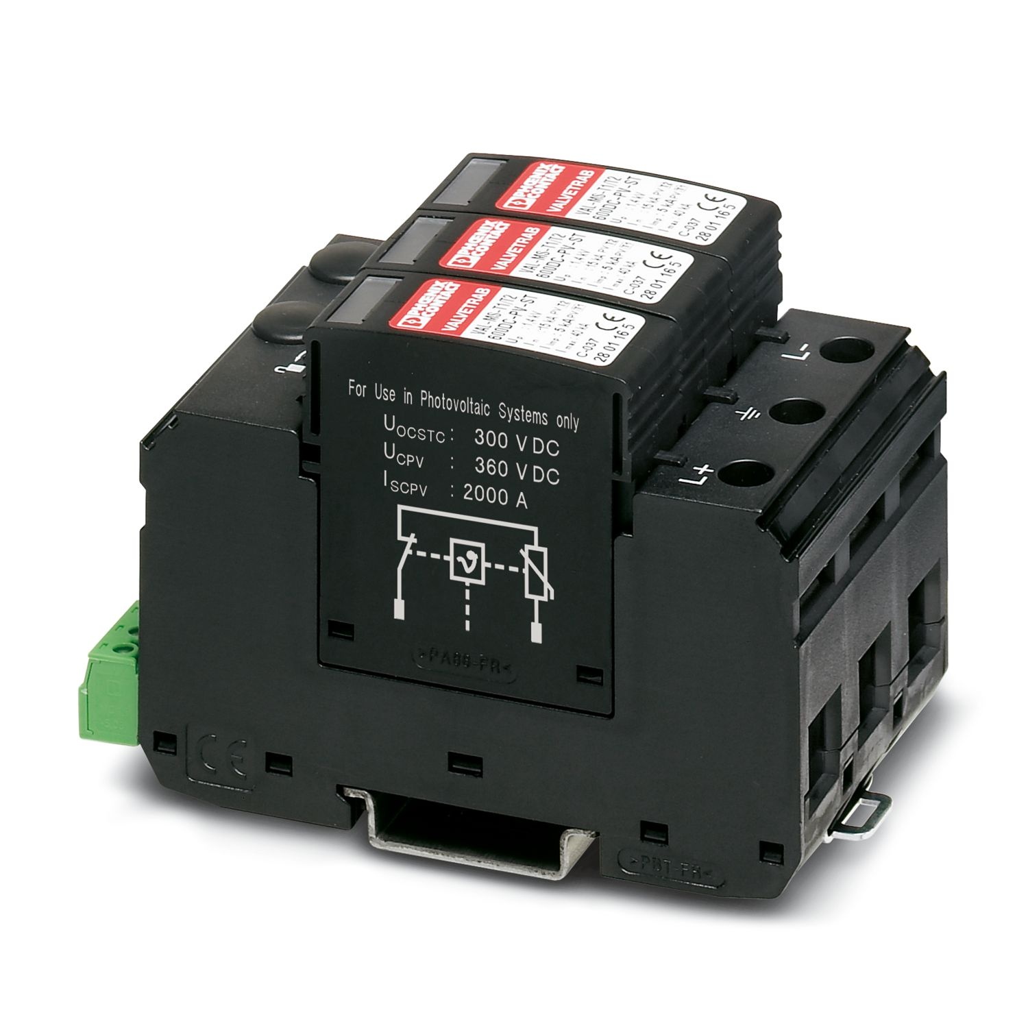 VAL-MS-T1/T2 600DC-PV/2+V-FM Chống sét