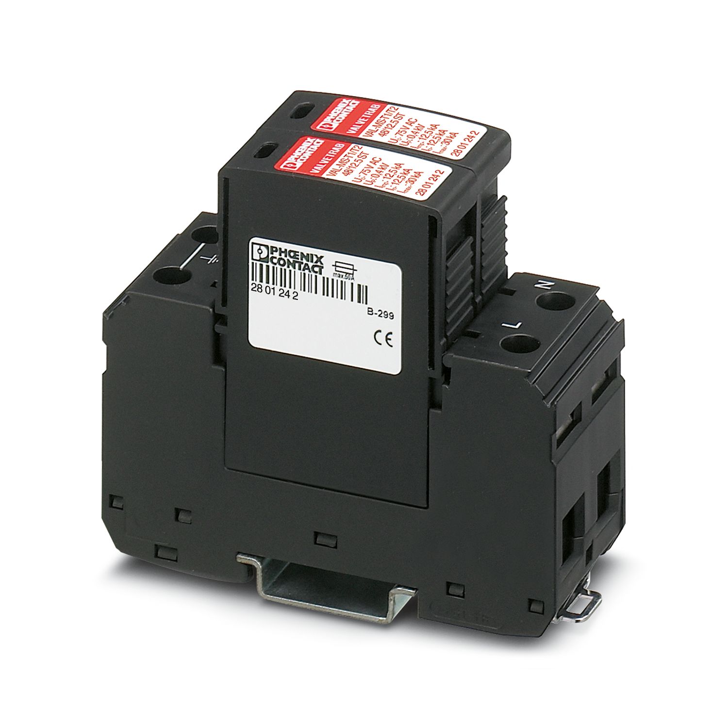 VAL-MS-T1/T2 48/12.5/1+1V Chống sét