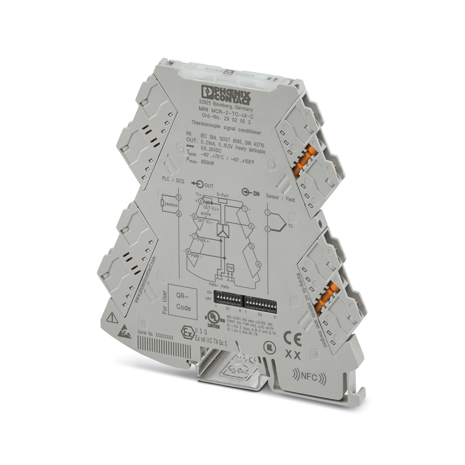 MINI MCR-2-TC-UI-C Nhiệt độ sang tương tự