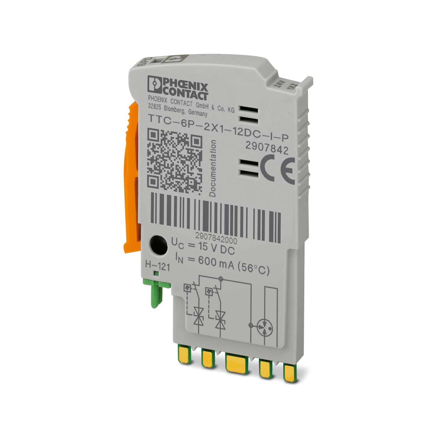 TTC-6P-2X1-12DC-I-P