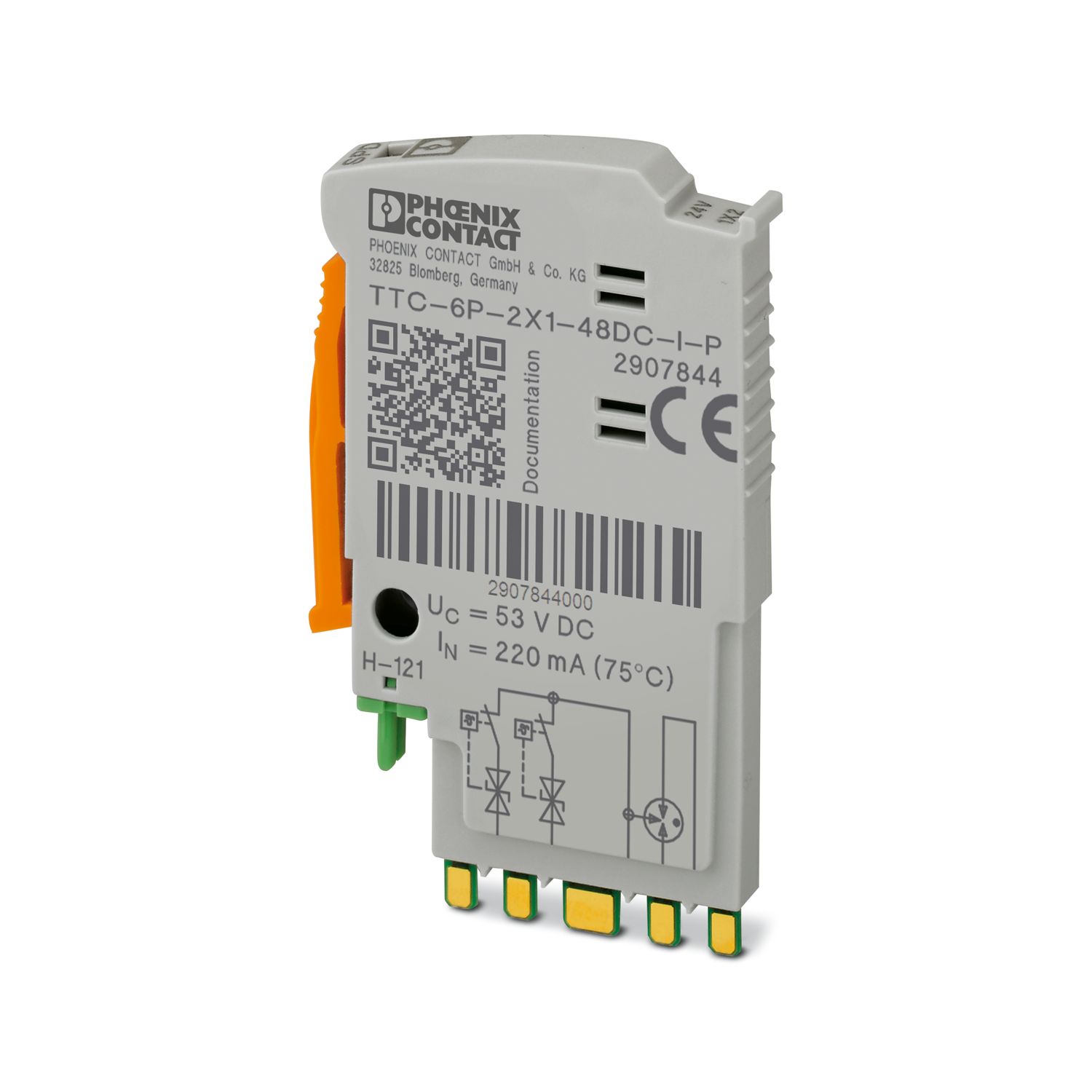 TTC-6P-2X1-48DC-I-P