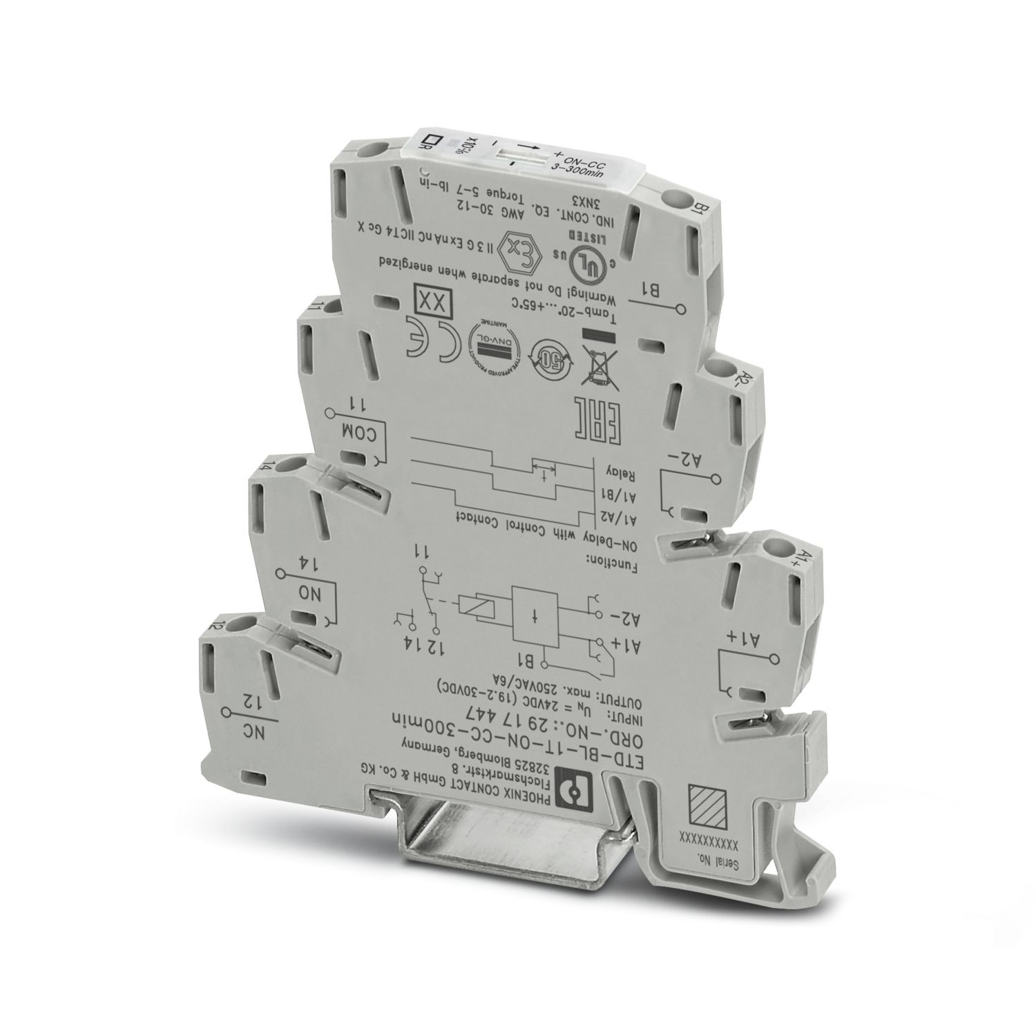 ETD-BL-1T-ON-CC-300MIN – Rơ le đóng trễ