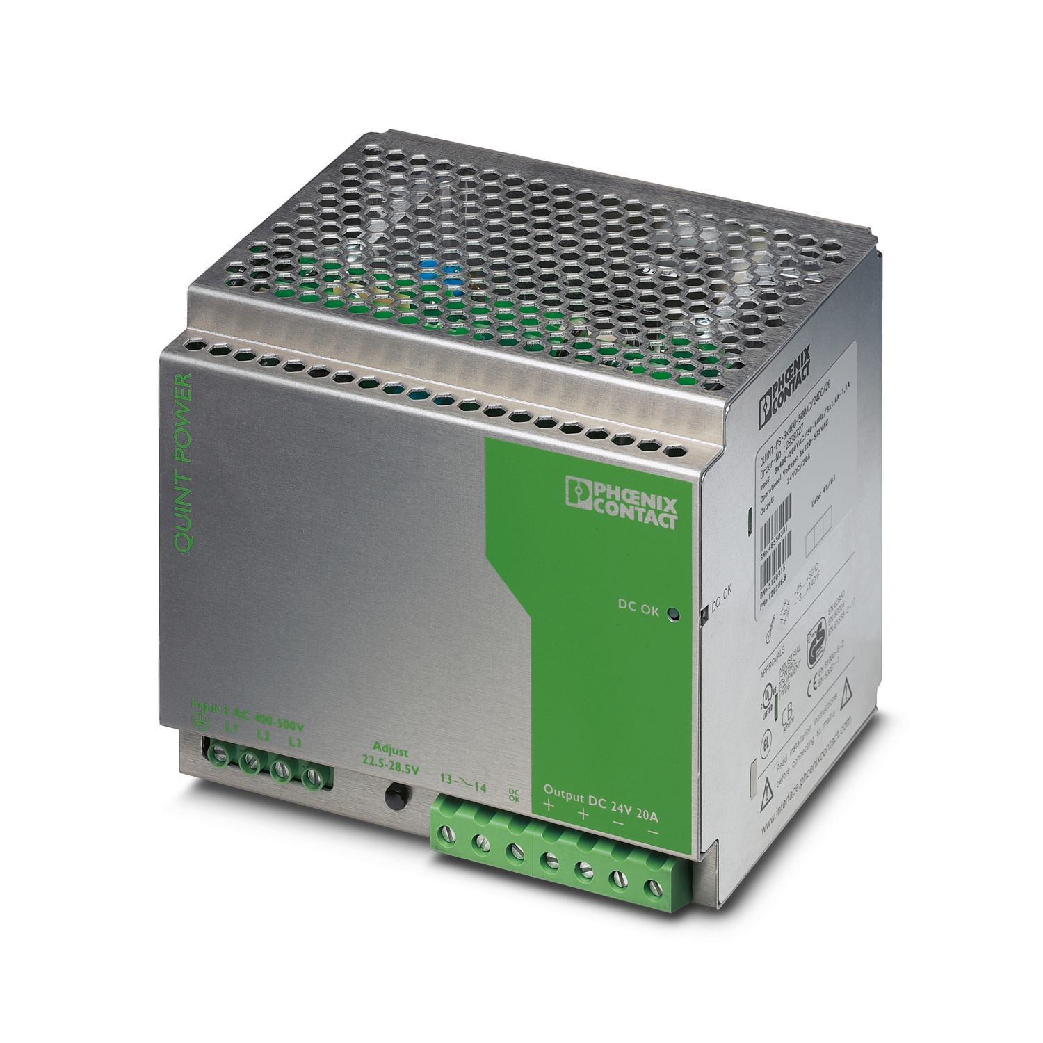 QUINT-PS-3X400-500AC/24DC/20